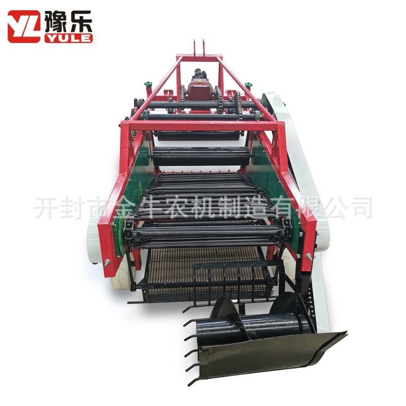 90型花生收获机 卷链振动筛式收花生机 拖拉机带动式花生收获机图5