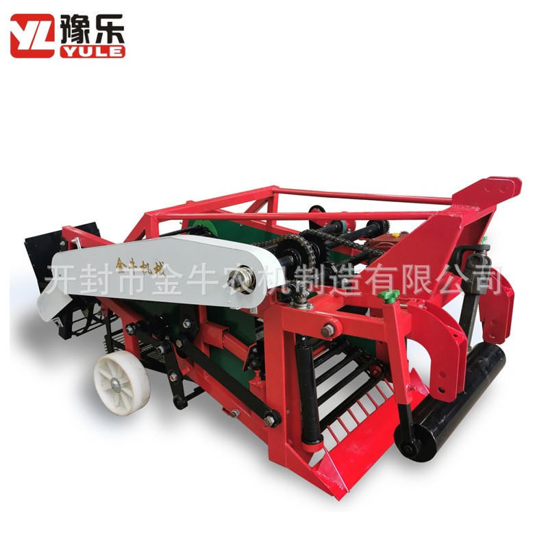 90型花生收获机 卷链振动筛式收花生机 拖拉机带动式花生收获机图3