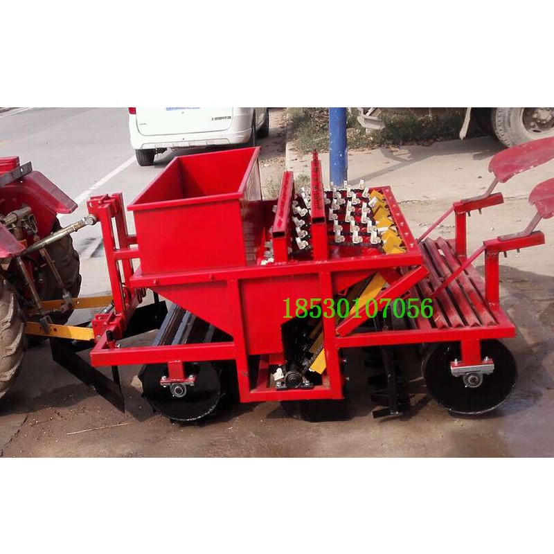 厂家直销豫乐牌四轮车带大蒜播种机农用大蒜种植机图2