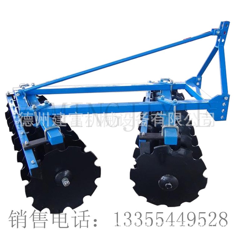 小型四轮带旋耕耙 缺口轻耙 单缸拖拉机悬挂缺口耙 锰钢耙片图4