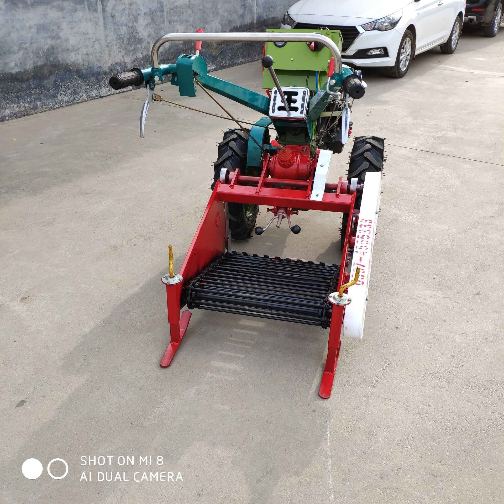 手扶车刨土豆机