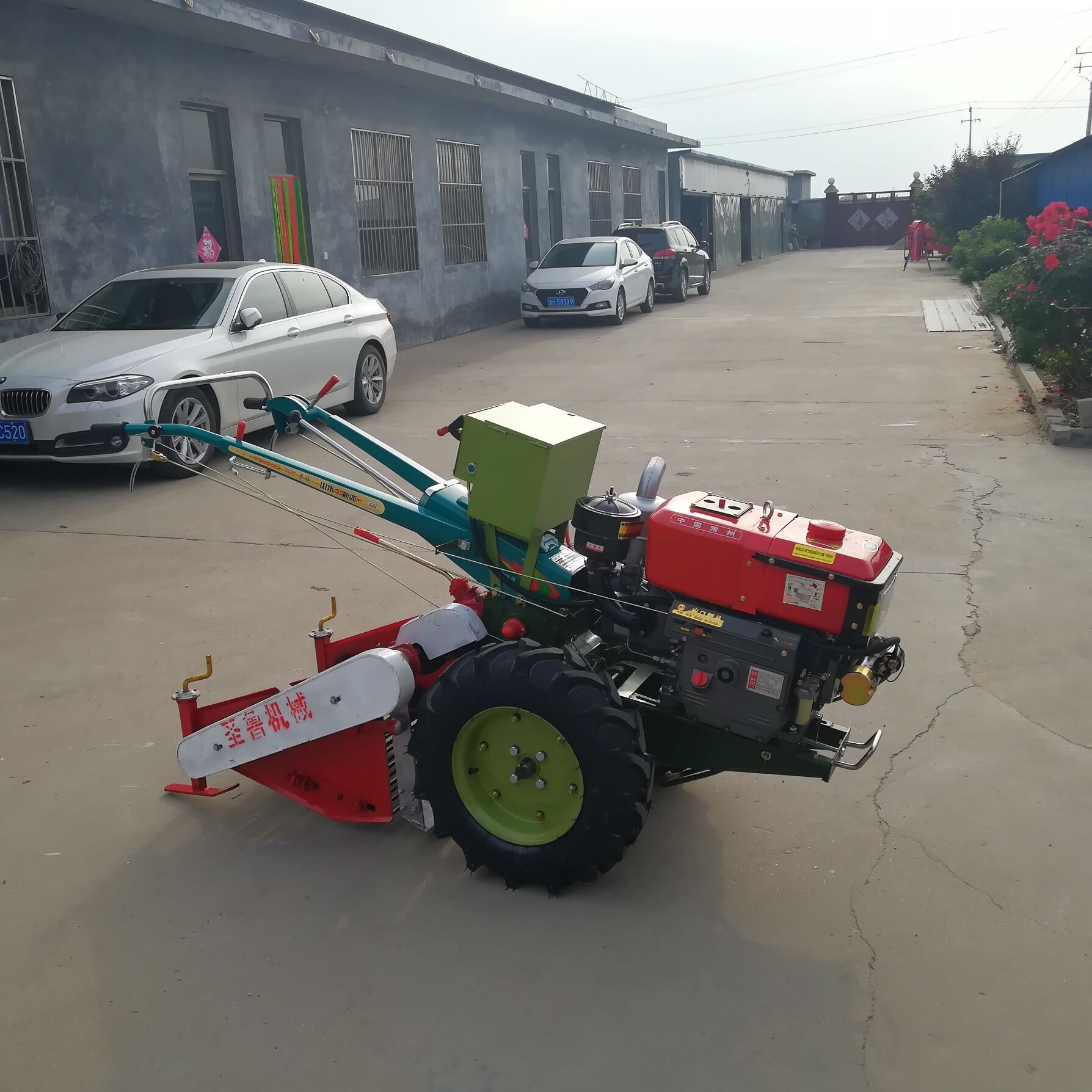 手扶车刨土豆机