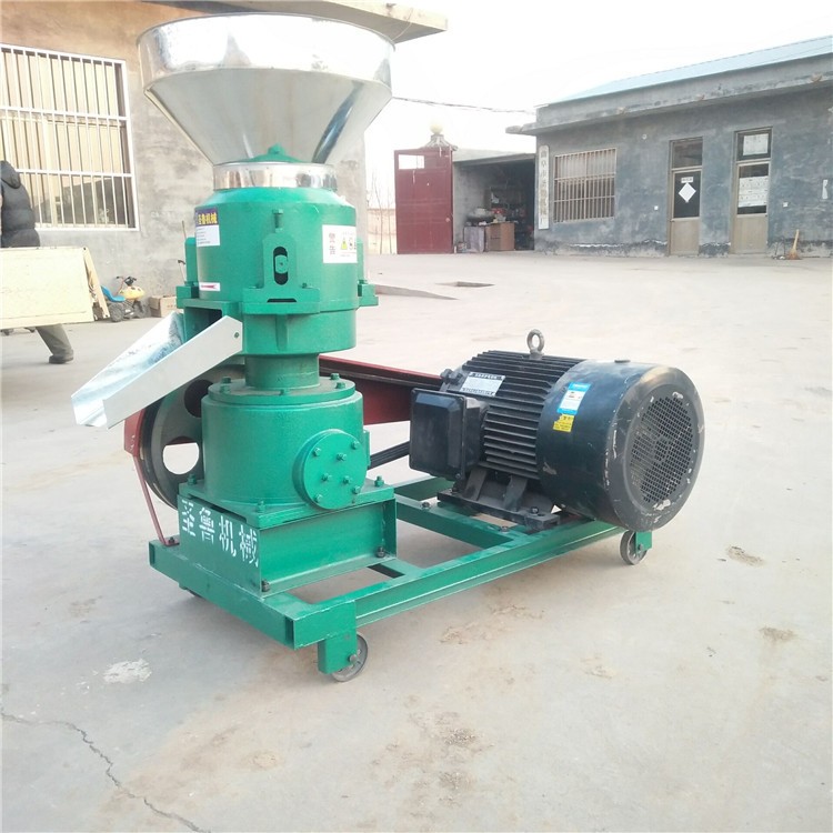 鸡饲料颗粒机价格 家禽平模颗粒制造机 颗粒机生产厂家图3