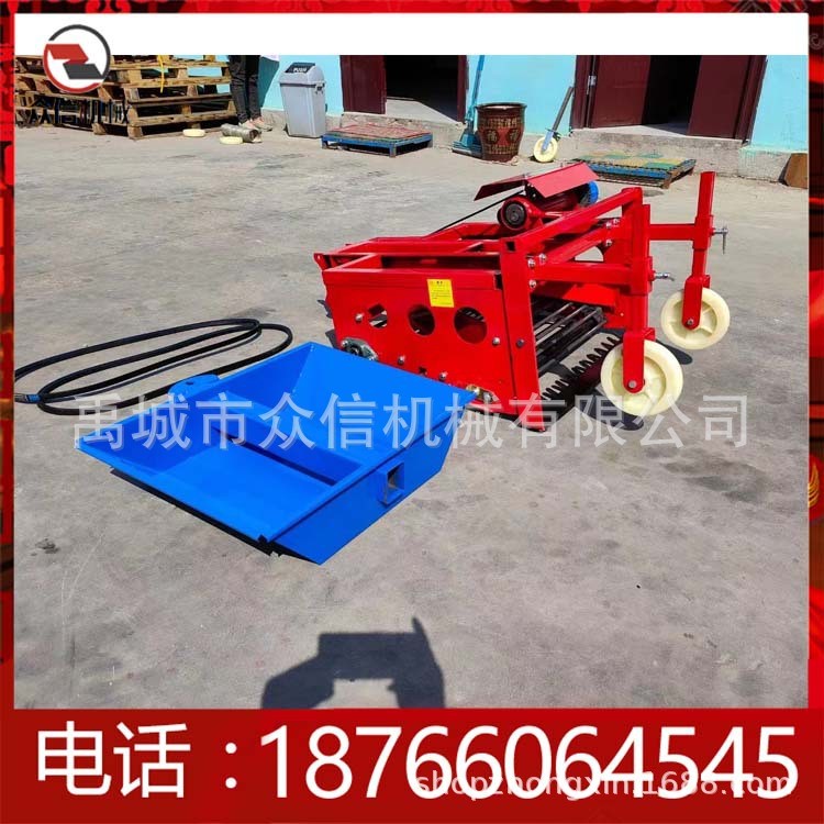 大蒜收获机小型手扶拖拉机带新款大蒜 药材收获机图4