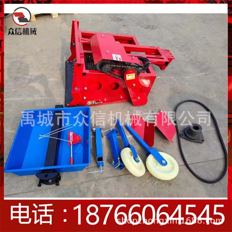 大蒜收获机小型手扶拖拉机带新款大蒜 药材收获机图5