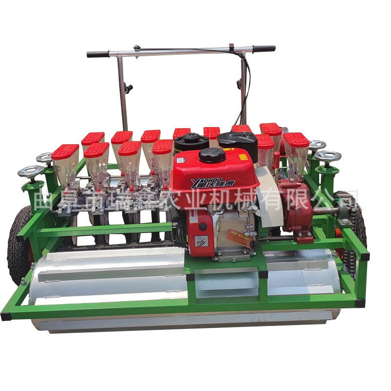 小油菜菜菠菜精播机 雪里红萝卜种植机 汽油分座款蔬菜精播机厂家图4