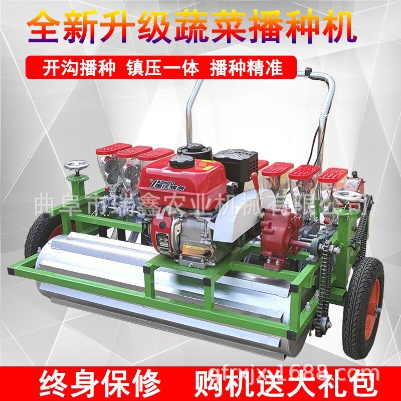 小油菜菜菠菜精播机 雪里红萝卜种植机 汽油分座款蔬菜精播机厂家图2