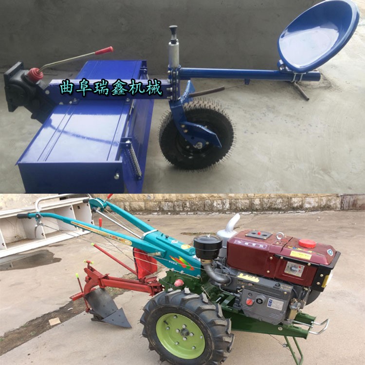 农用轮式手扶拖拉机 柴油手扶耕田犁地机 10马力手扶旋地机图3