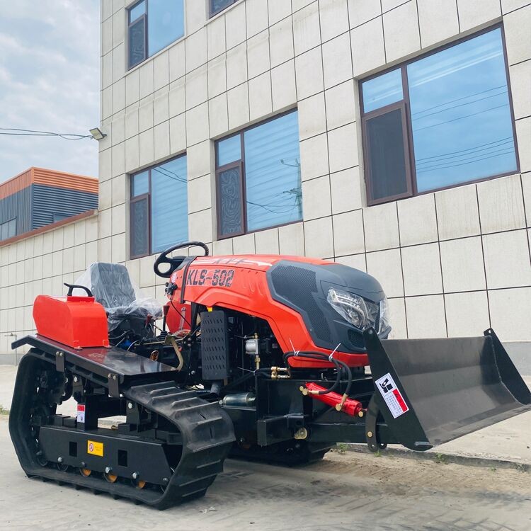 80马力水旱两用履带旋耕机 座驾式施肥旋耕机 履带式除草旋耕机图5