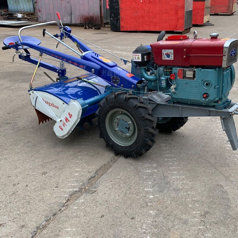 12马力手扶拖拉机 农田果园手扶拖拉机 水田铁轮打地机参数图4