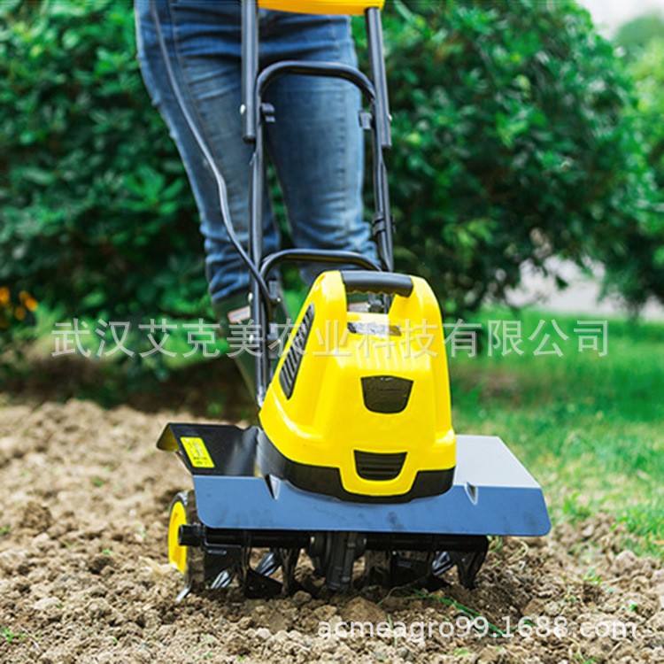 电动松土机插电式微耕机翻土机家用犁地机园林打地刨土机图2