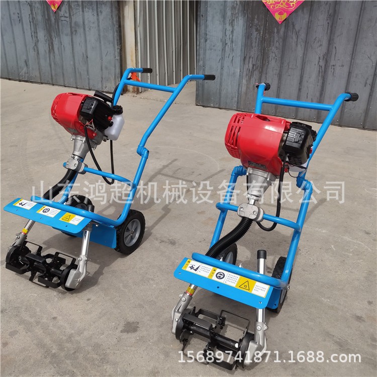 小型微型松土旋耕机 手推式柴油汽油旋耕机 多功能犁地翻土机图2