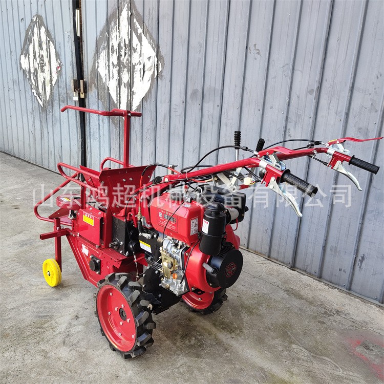 小型玉米收割机 家用收获机 单行秸秆手扶收棒机图4