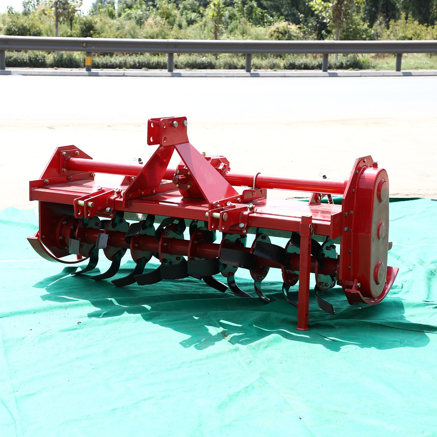 欧式侧传旋耕机 宽刀旋耕机 配备开垦刀片 通轴旋耕机 加固板式图5