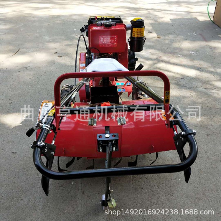 新款自走式微耕机柴油大马力四驱果园微耕机果园旋耕松土机图3