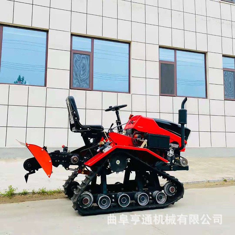 广西水田旱地专用履带旋耕机乘坐式柑橘园耕地机低矮型大棚打田机图3
