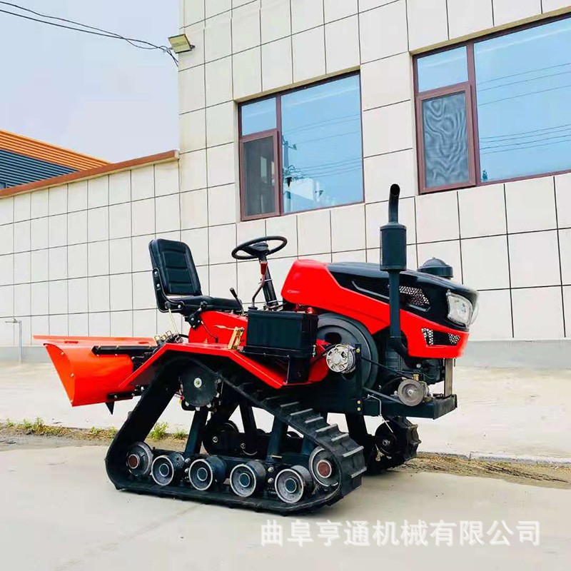 广西水田旱地专用履带旋耕机乘坐式柑橘园耕地机低矮型大棚打田机图2