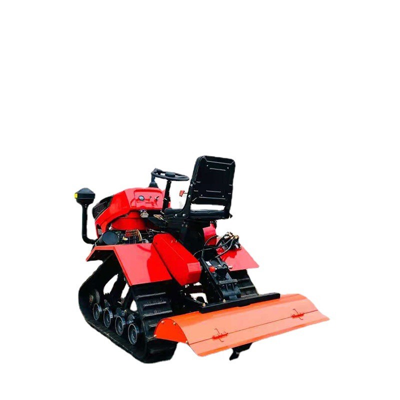 广西水田旱地专用履带旋耕机乘坐式柑橘园耕地机低矮型大棚打田机图4