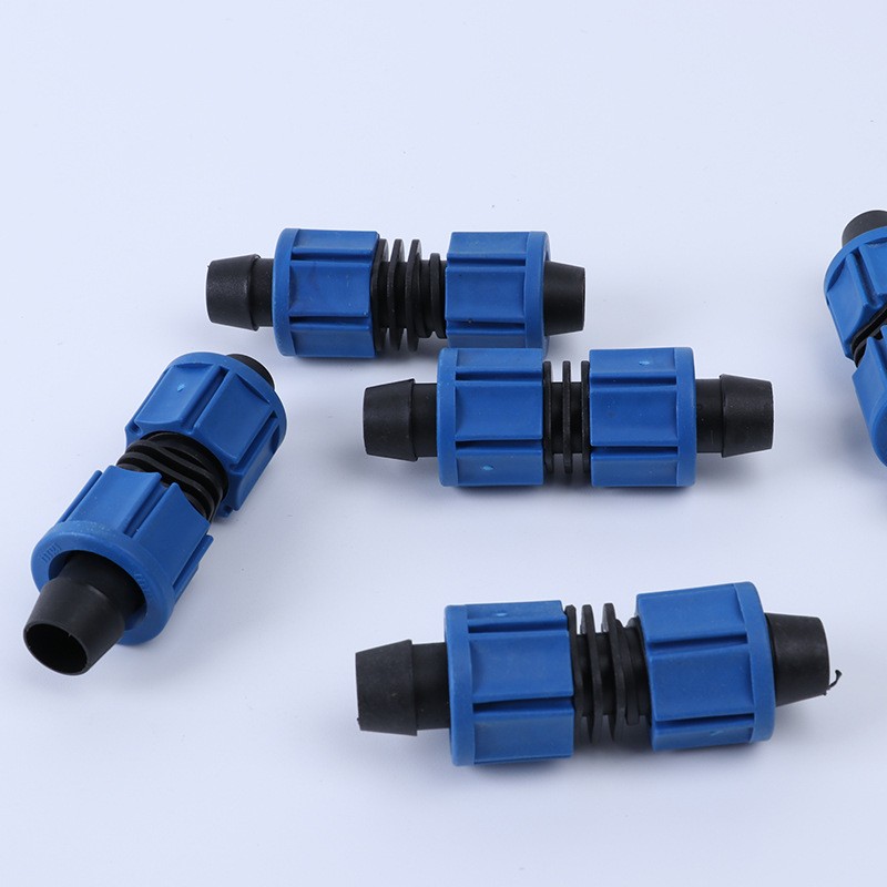 厂家供应旁通阀多种规格库存保障毛管连接滴灌管接头双头锁母直接图2