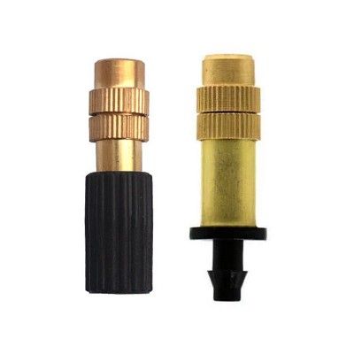 可调铜雾化喷头自动浇花浇水器滴灌喷头花园灌溉系统大棚降温洒水