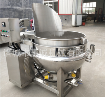 工厂定制大型炒菜机 全自动炒饭机 学校食堂院校滚筒炒菜炒肉机图2