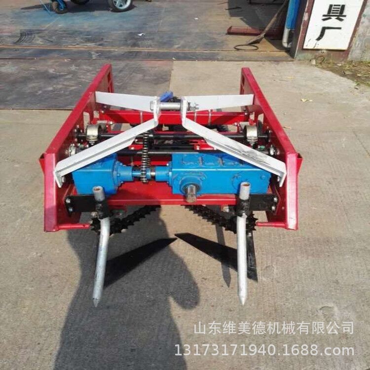 新型耐用多功能手扶拖拉机带花生收割机 震动晃筛式多功能收获机图4