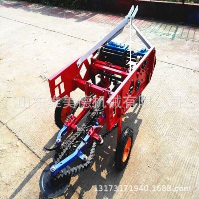 厂家热销大蒜花生收获机手扶拖拉机播种机深浅可调更高效更完善