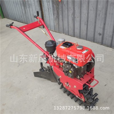 水冷8马力链轨微耕机 独轮小红牛犁地机 手扶式趟地开沟机