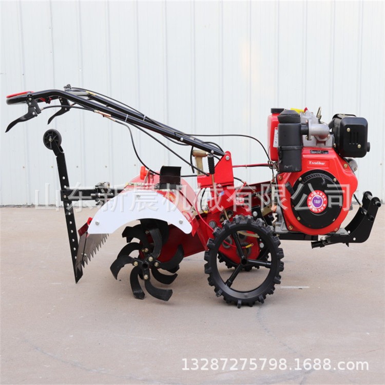 硬土质开沟培土机 自走式微耕机 农用192型微耕机图5