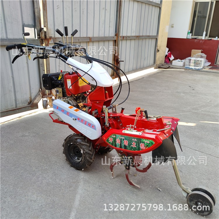操作简单种菜用开沟起垄机 大葱培土机 自走式封葱机图5