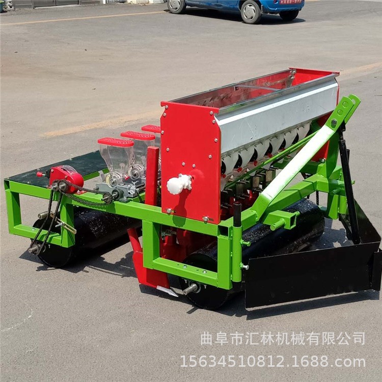 四轮车带蔬菜播种机 播油菜机器价格 中药材种子精播机图3