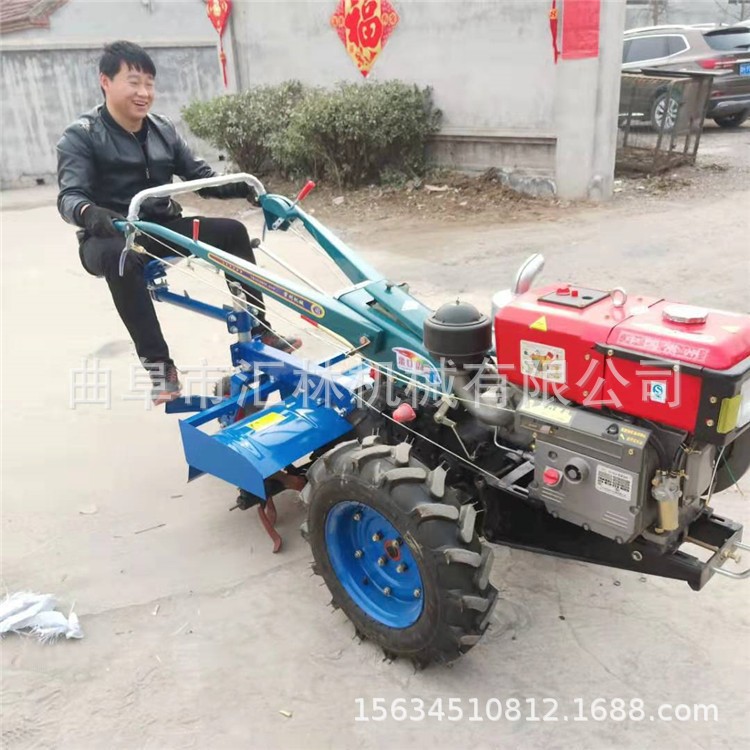 山地手扶打地机 8马力柴油趟地机 自走式开沟犁地机价格图3