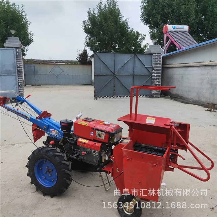 手扶玉米收获割台 电启动山地掰棒子机 苞谷扒皮单行收割机图5