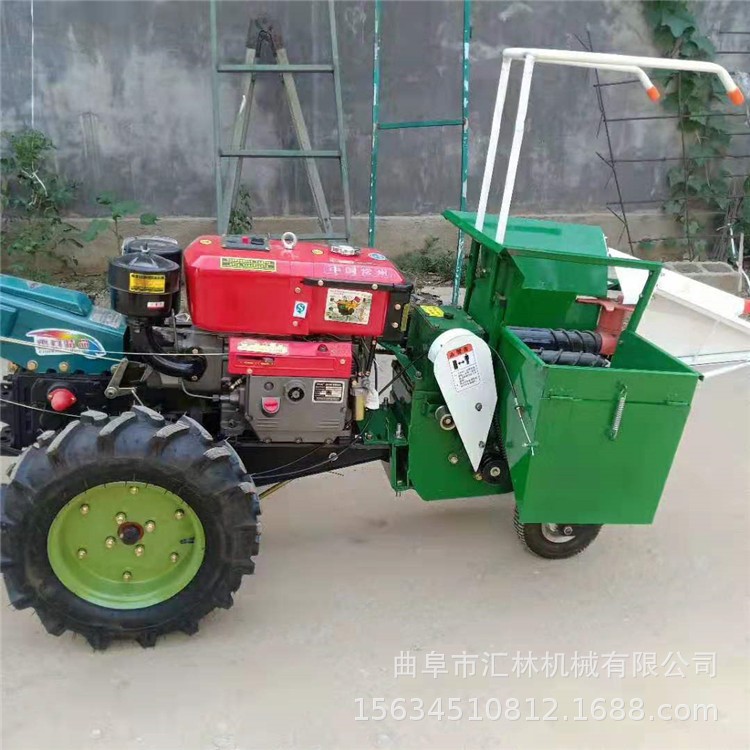 手扶玉米收获割台 电启动山地掰棒子机 苞谷扒皮单行收割机图4