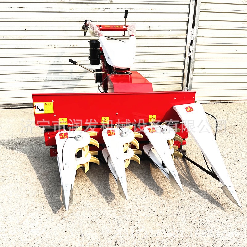 家用手扶微型割晒机 柴油自走式割草机 苜蓿草新式放片机图4