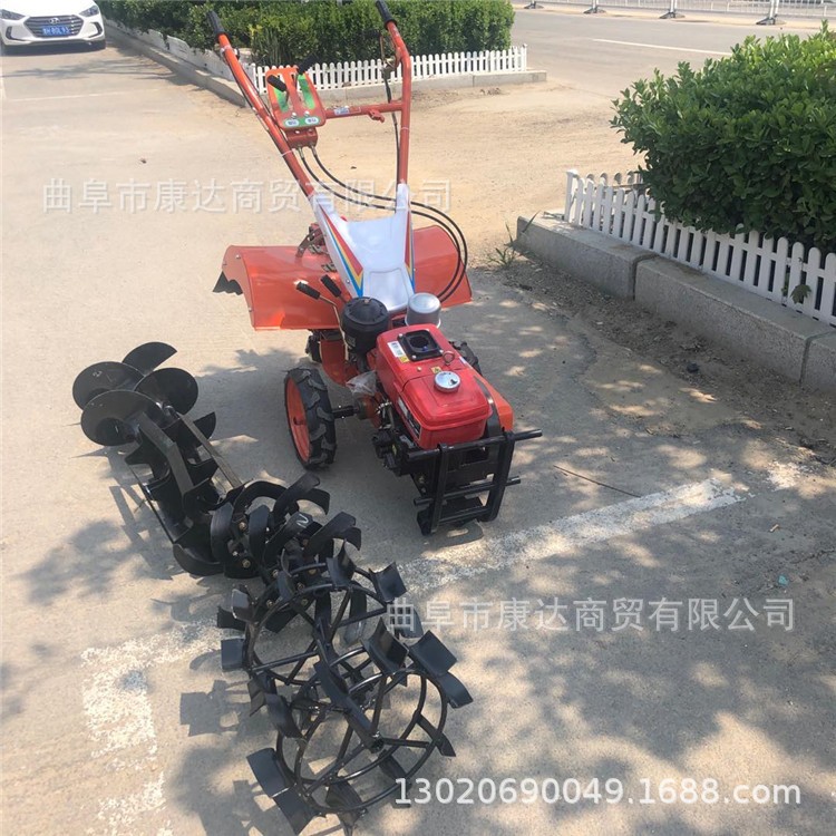 汽油旋耕机 农用多功能开沟除草机 果园里旋耕机 大葱培土埋藤机图2