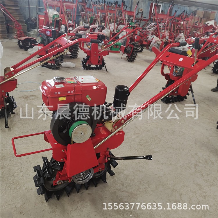 新款链轨耕地机 小型轻便开沟机 开爬坡的农耕机图2