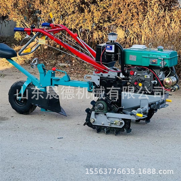 新款链轨耕地机 小型轻便开沟机 开爬坡的农耕机图5