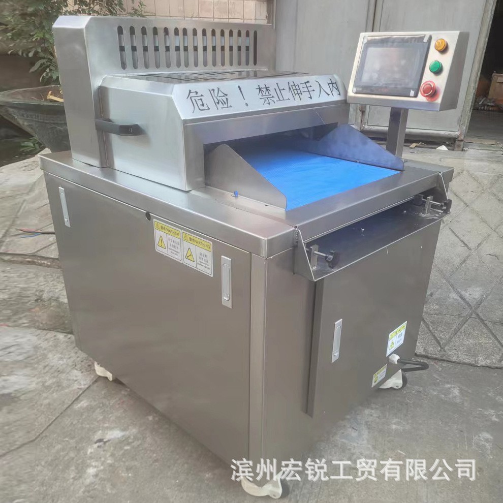 商用全自动冻肉切丁机 不锈钢切肉丁设备 鸡胸肉鸡腿切丁机厂家图5