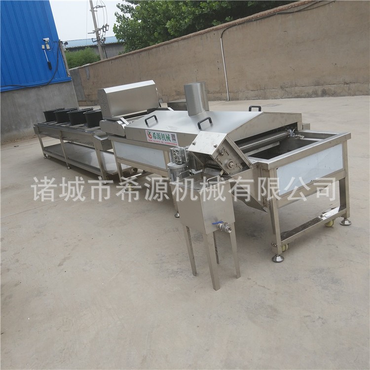 甜甜圈油炸机 直径13cm的甜甜圈油炸生产线产量 热销中图3