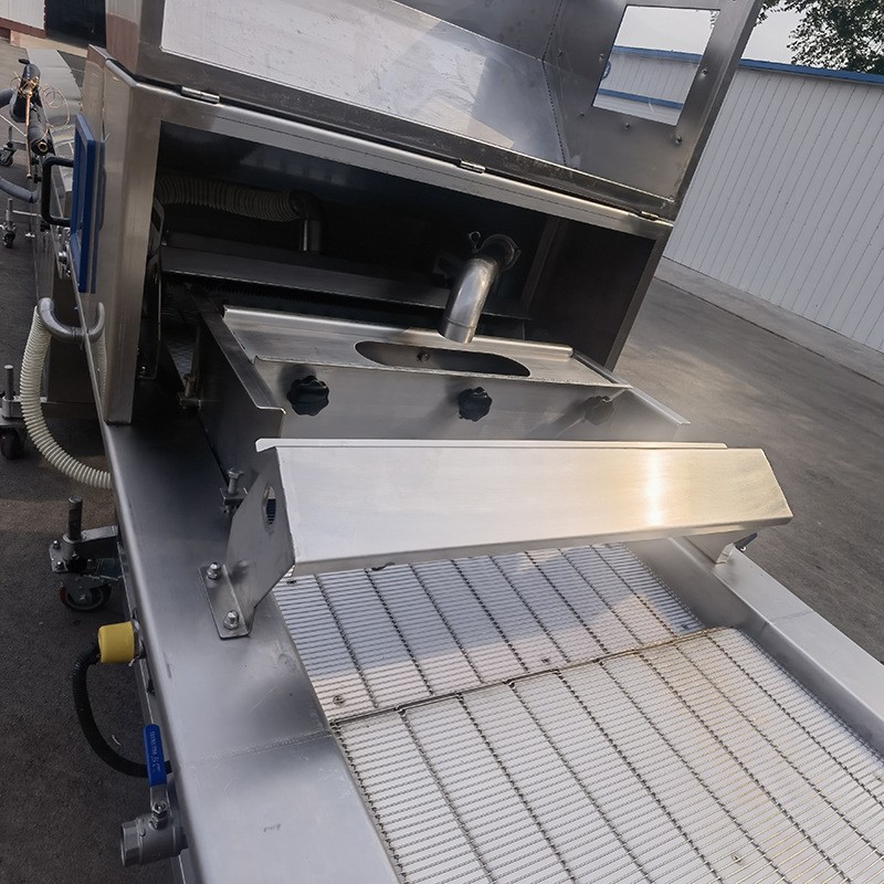 巧克力涂层机 冻干水果饼干涂层流水线 水果干全自动涂层冷却线图4