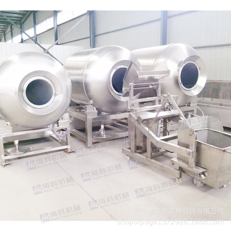 厂家供应真空滚揉机 厨房预制菜加工设备 酱牛肉羊肉鸡鸭鱼腌制机图6