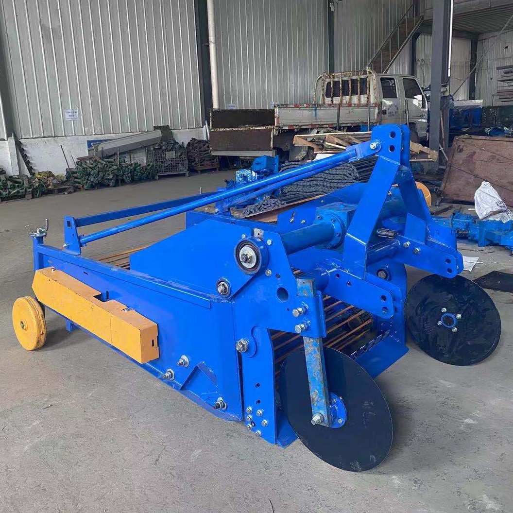 小型四轮拖拉机带単垄土豆收获机 防缠草土豆收获机0.9米土豆收图4