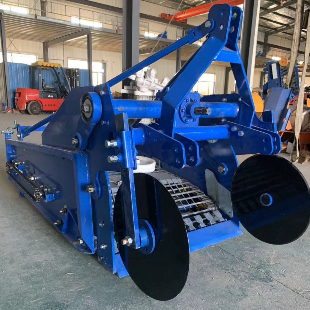 小型四轮拖拉机带単垄土豆收获机 防缠草土豆收获机0.9米土豆收图3