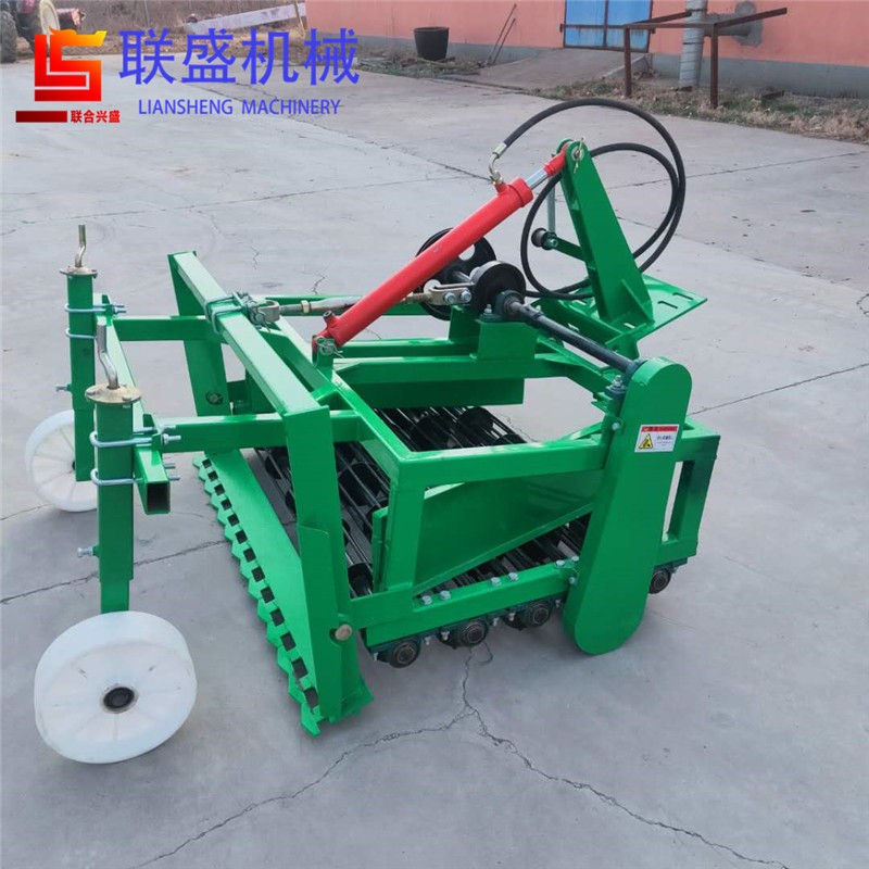 大蒜收获机 起蒜机 单缸小四轮带收蒜机 拖拉机前置刨大蒜机器图3