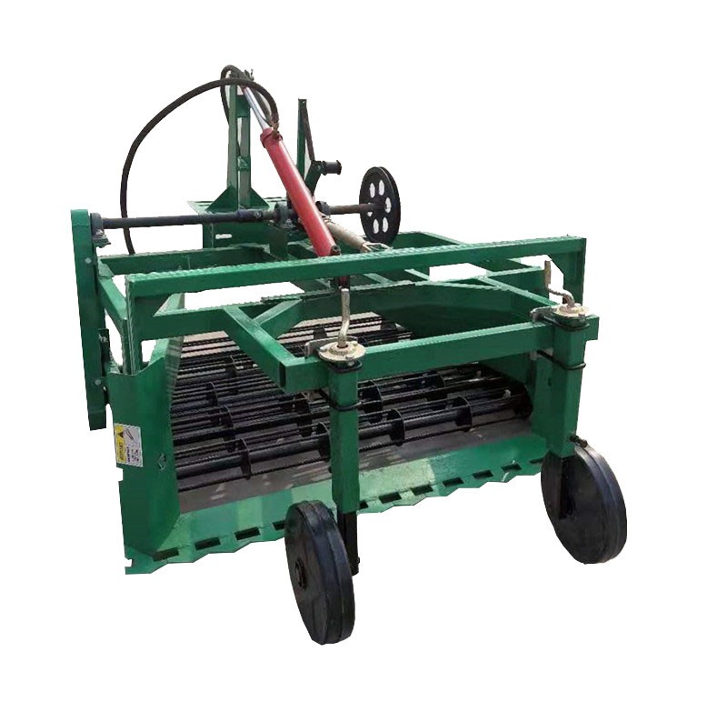 大蒜收获机 起蒜机 单缸小四轮带收蒜机 拖拉机前置刨大蒜机器图5