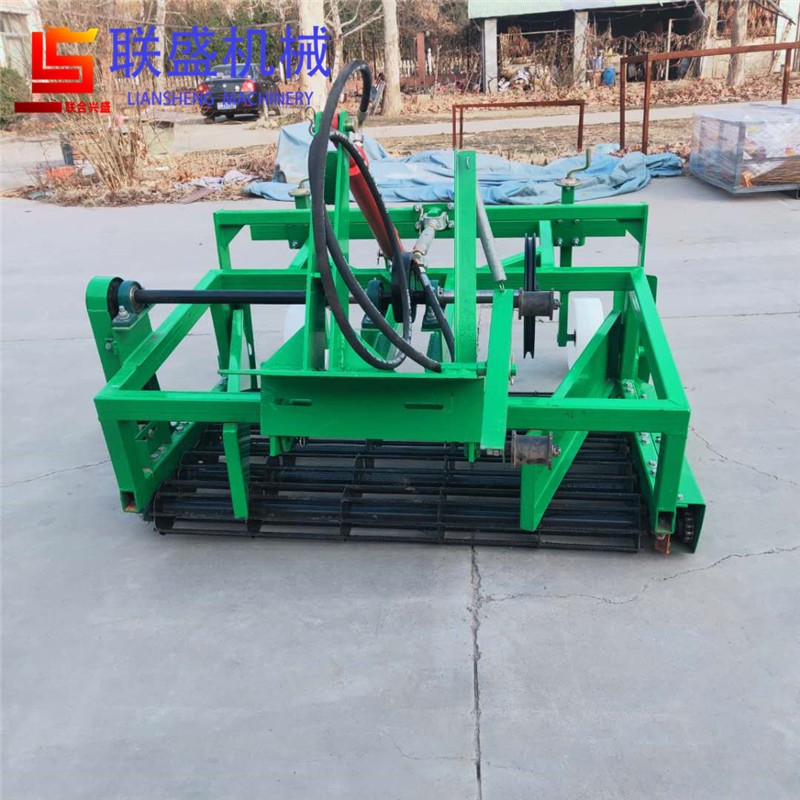 大蒜收获机 起蒜机 单缸小四轮带收蒜机 拖拉机前置刨大蒜机器图4
