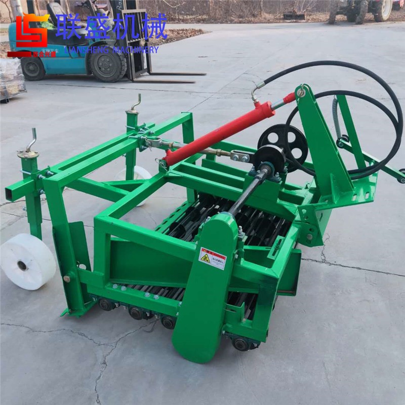 大蒜收获机 起蒜机 单缸小四轮带收蒜机 拖拉机前置刨大蒜机器图2