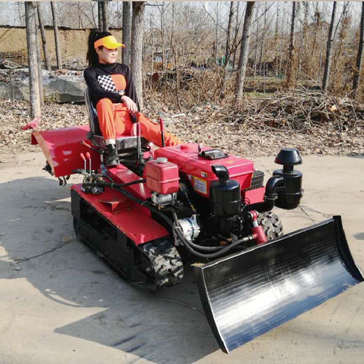 履带式旋耕机微耕机耕地农用果园开沟机施肥打药遥控除草田园管理图3