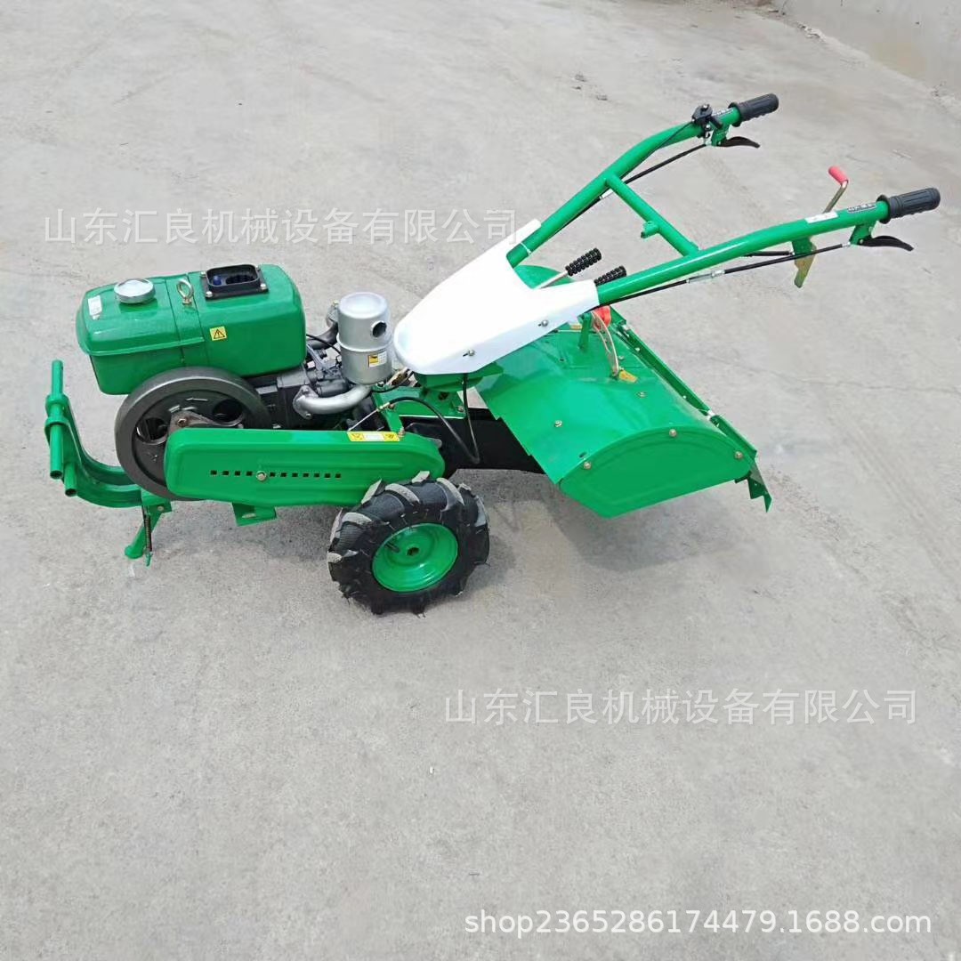 农用电启动手扶开沟施肥机 大棚果园翻地追肥机 山地果园旋耕机图4